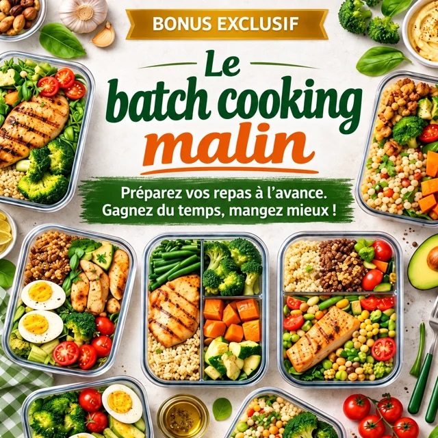 Le batch cooking malin